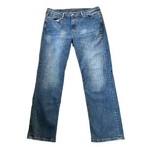 Levi's 514 Mens Straight Leg Medium Wash Jeans Size W40‎ x L32